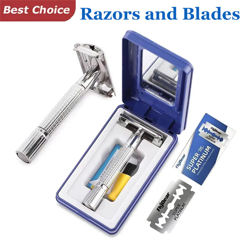 Men'S Grooming Accessories Kit - ماكينة حلاقة اللحية ذات الحافة المزدوجة