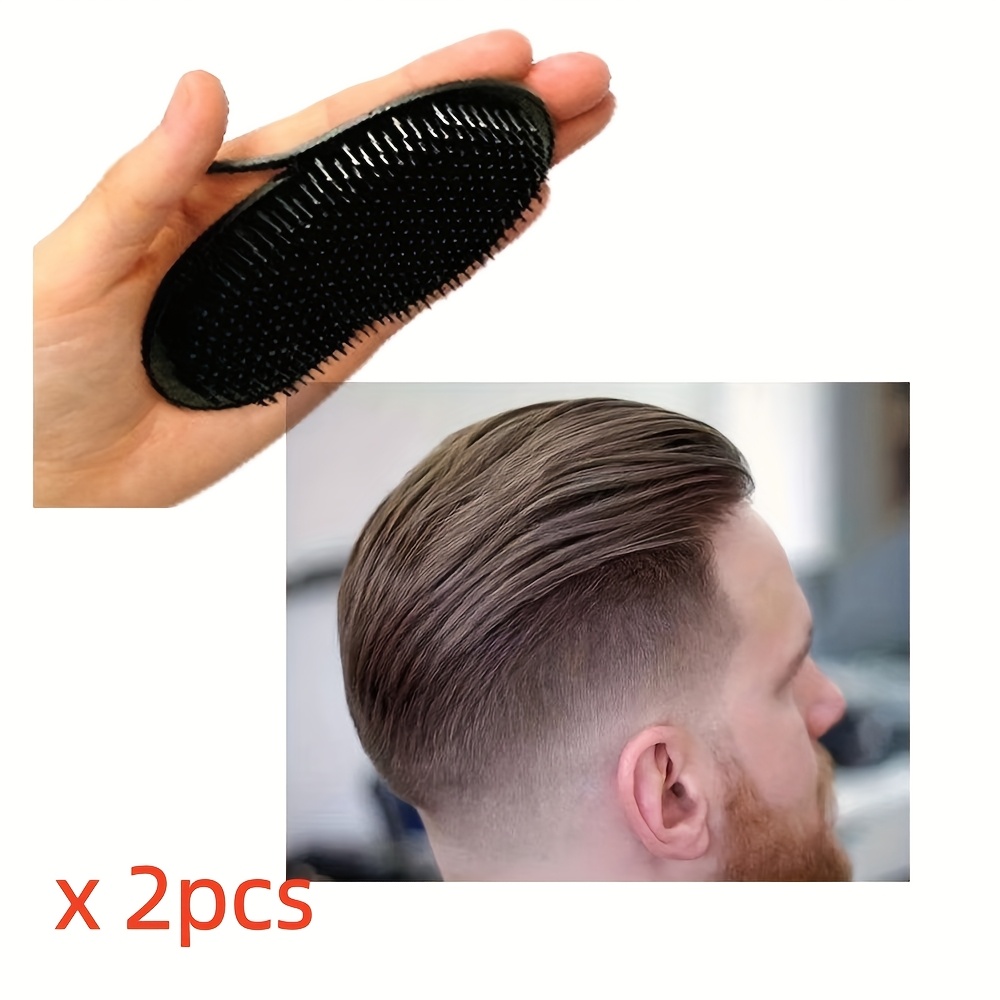 Men'S Grooming Brush - قطعتان من فرشاة الشعر متعددة الوظائف،