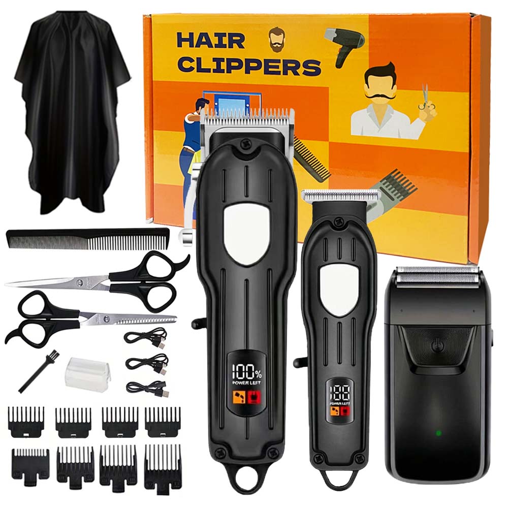 Men'S Grooming Brush - ماكينة حلاقة شعر احترافية قابلة للشحن