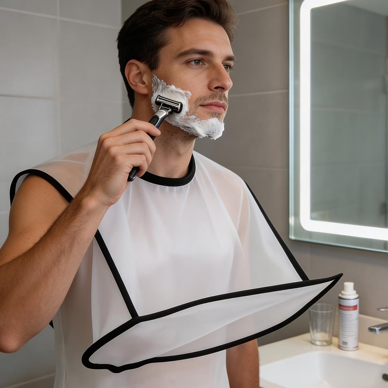 Mens Grooming Barber - مريلة حلاقة قابلة للطي لالتقاط شعر