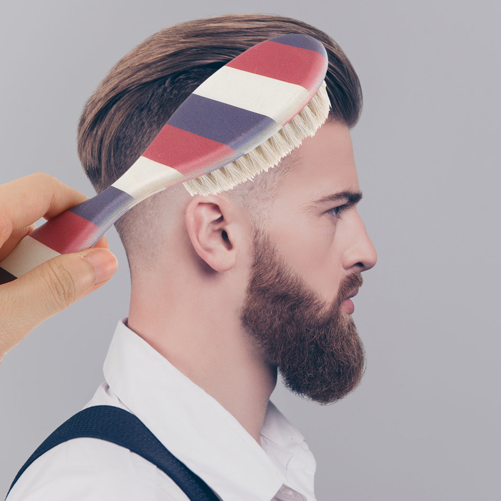 فرشاة احترافية لتصفيف اللحية ل - مراجعة Mens Grooming Barber وسعره