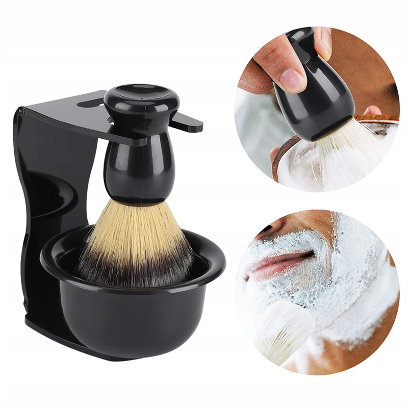 فرشاة حلاقة ووعاء مع حامل أكري - مراجعة Men'S Grooming Accessories Kit وسعره