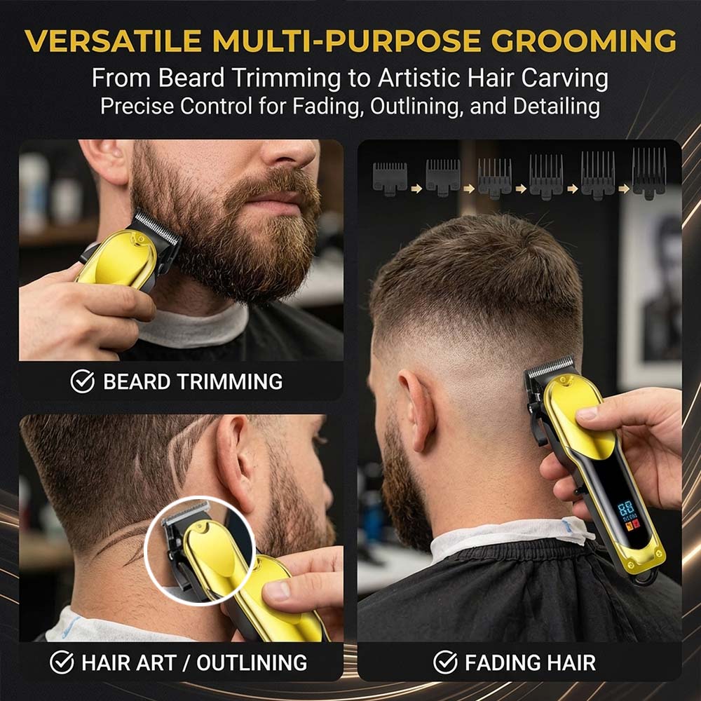 مجموعة ماكينة حلاقة شعر احتراف - مراجعة Men'S Grooming Accessories Kit وسعره
